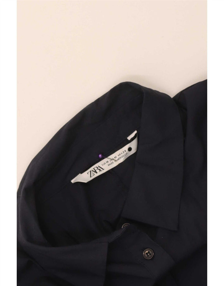 Zara Dame Maxi Dress UK 12 Medium Navy Blue