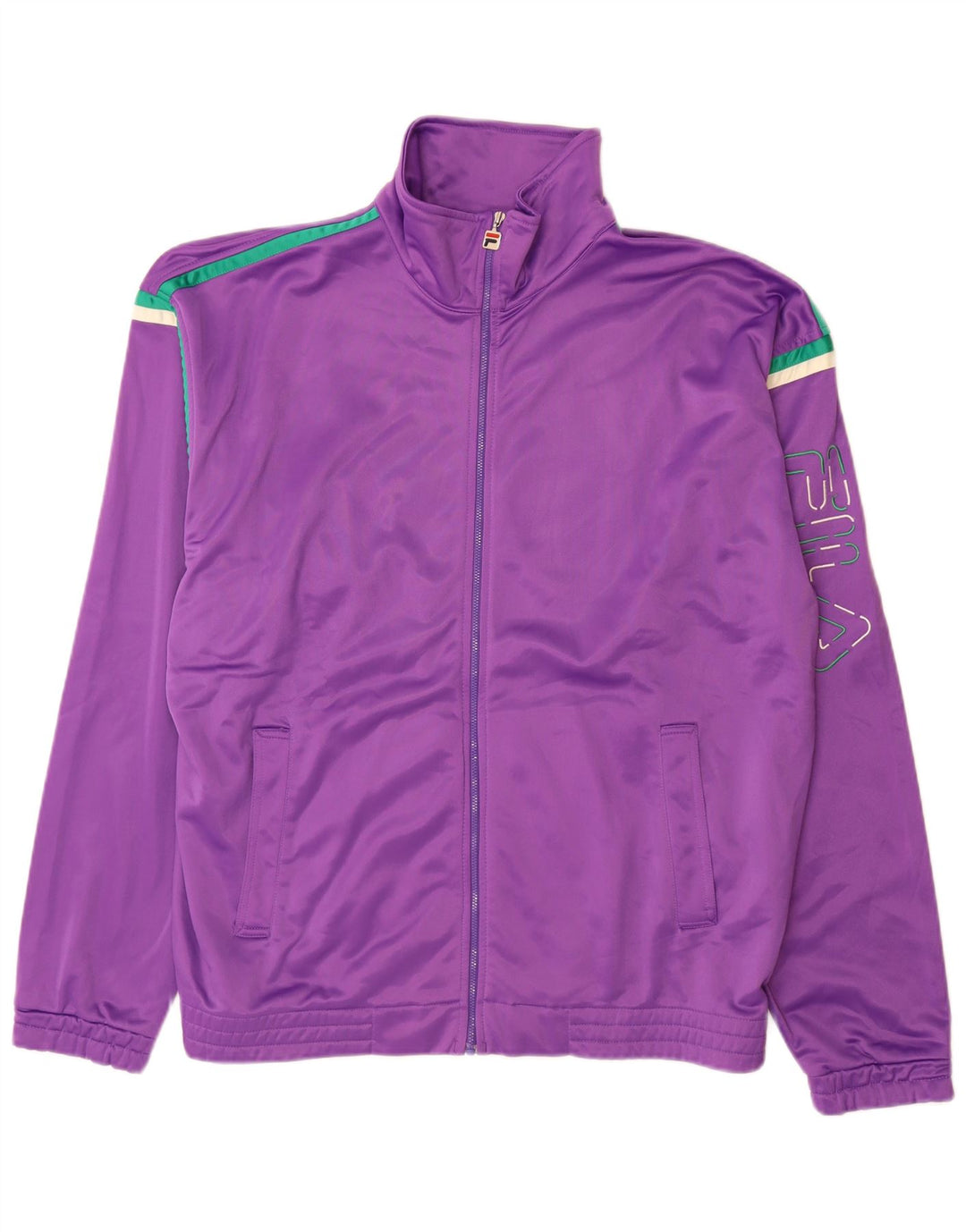 Fila Herre Grafisk træningsdragt Topjakke IT 56 2XL Lilla Polyester