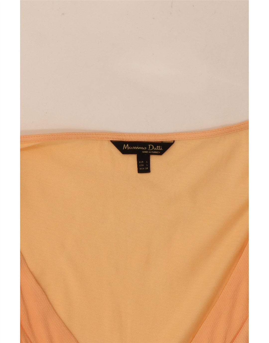MASSIMO DUTTI Womens Sleeveless Blouse Top UK 16 Large Orange Vintage Massimo Dutti and Second-Hand Massimo Dutti from Messina Hembry 