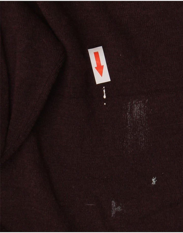 Marks & Spencer Herre V-hals sweater Stor brun akryl