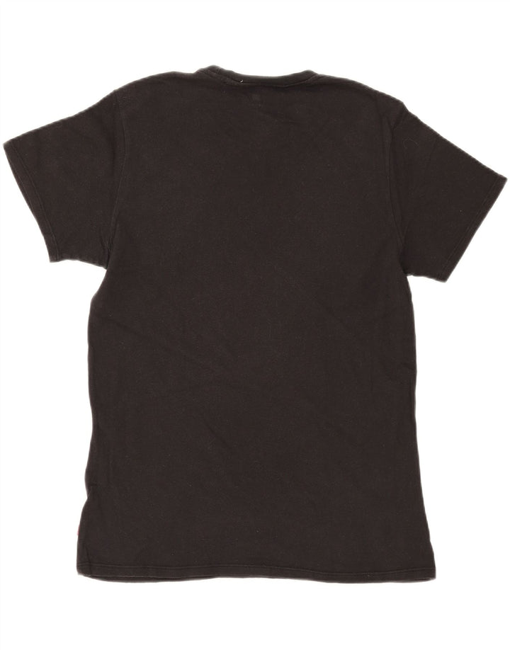 LEVI'S Mens Graphic T-Shirt Top Medium Black Vintage Levi's and Second-Hand Levi's from Messina Hembry 