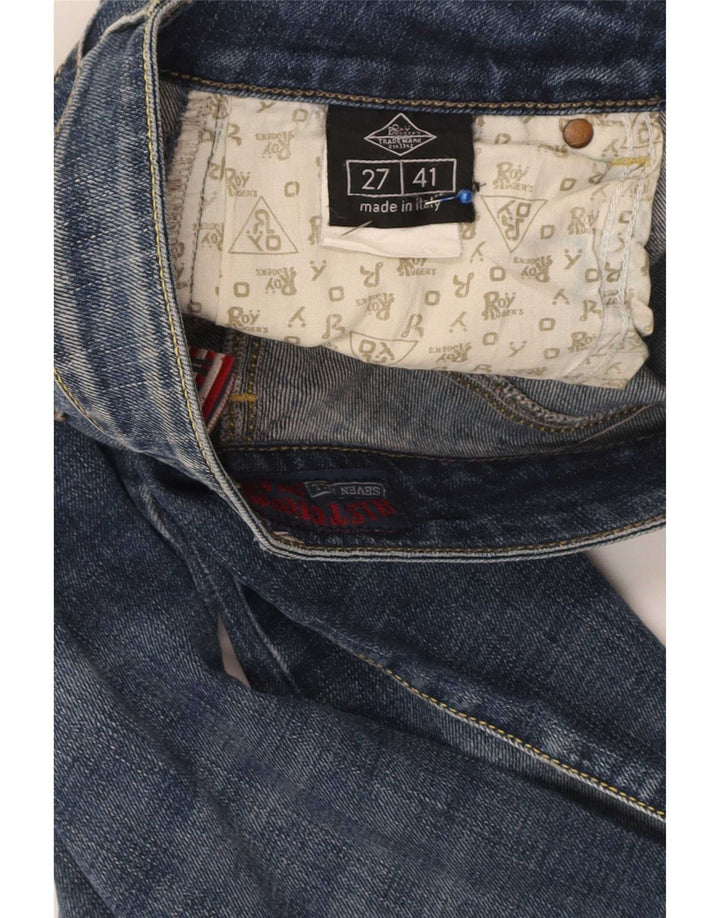 Roy Rogers Dame Seven Bell Slim Jeans W27 L29 Blå