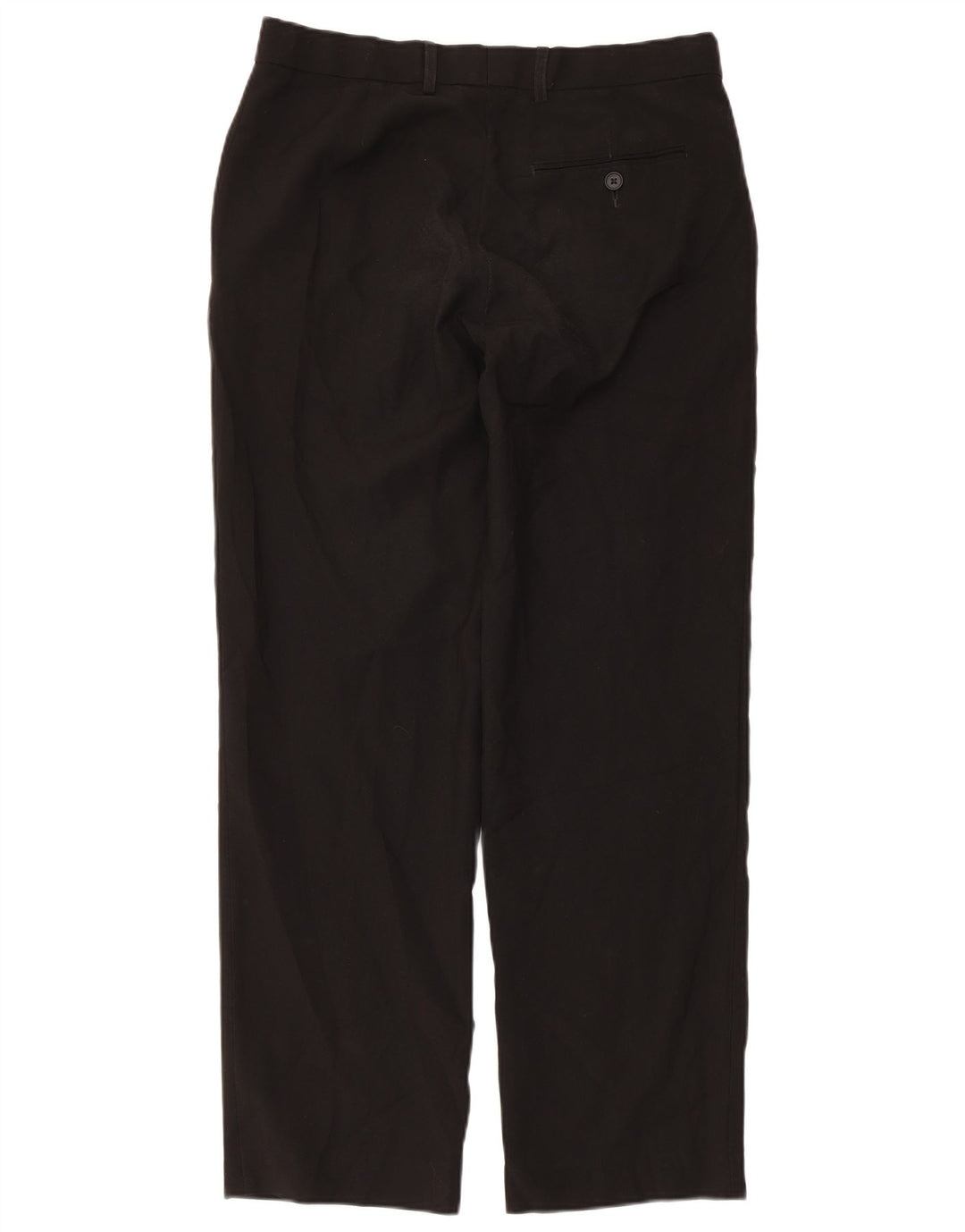 Marks & Spencer Herre Lige Regular Fit Suit Bukser W32 L31 Sort