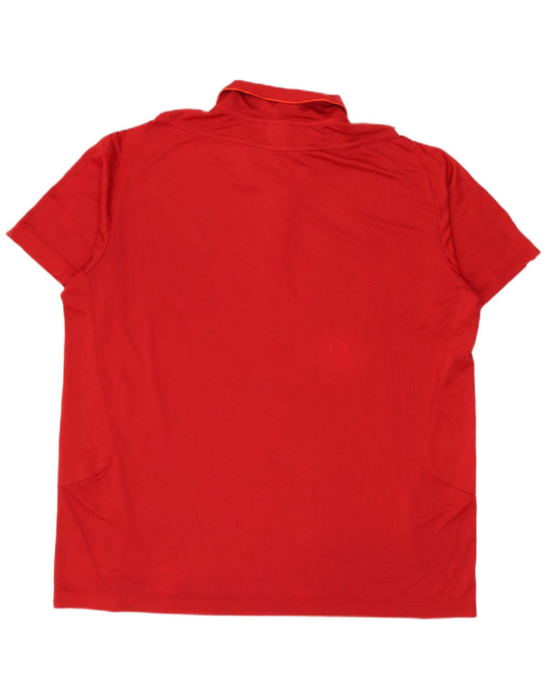 Adidas Herre Climacool Polo Shirt IT 50/52 2XL Rød Colourblock Polyester