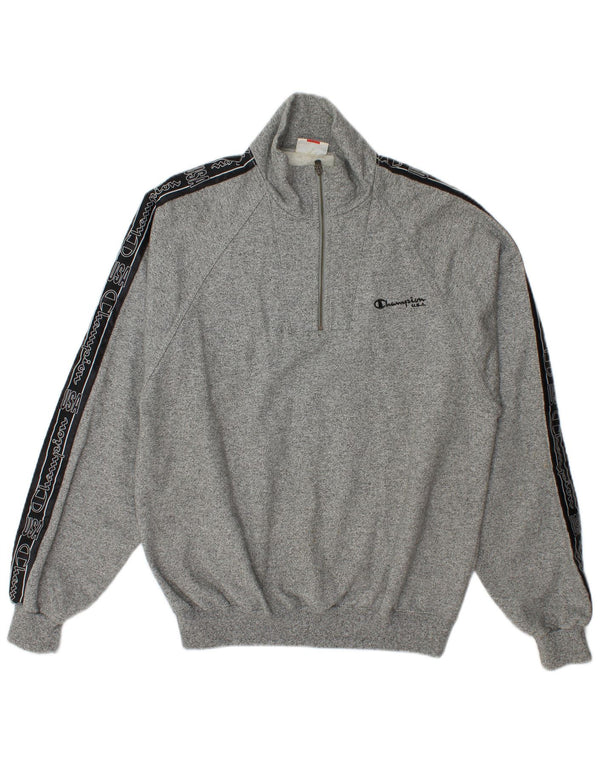 Champion Herre grafisk hel træningsdragt Medium Grey Flecked Bomuld