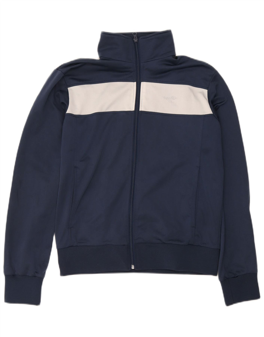 Diadora Træningsdragt til mænd Topjakke UK 38 Small Navy Blue Colourblock