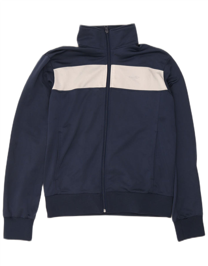 Diadora Træningsdragt til mænd Topjakke UK 38 Small Navy Blue Colourblock