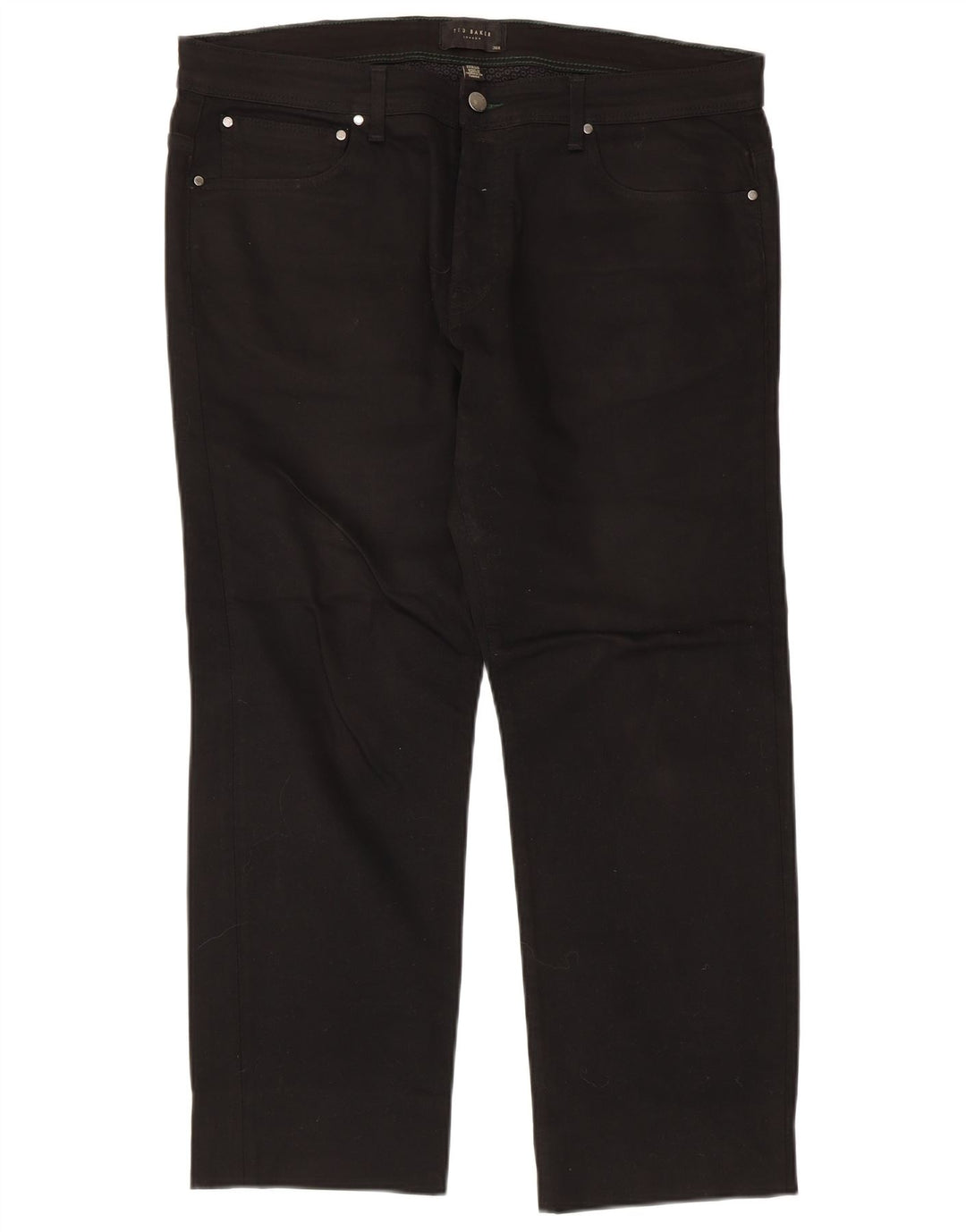 Ted Baker Straight Jeans til mænd W36 L26 sort bomuld