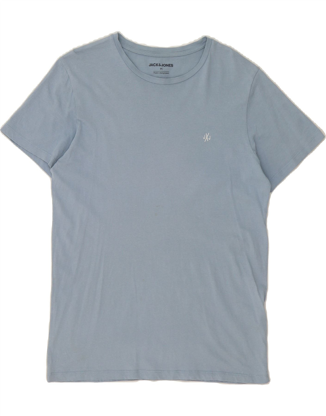 JACK & JONES Womens T-Shirt Top Medium Blue Cotton Vintage Jack & Jones and Second-Hand Jack & Jones from Messina Hembry 