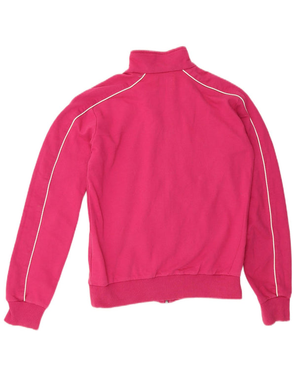 Kappa træningsdragt topjakke til kvinder UK 14 Large Pink Cotton Sports
