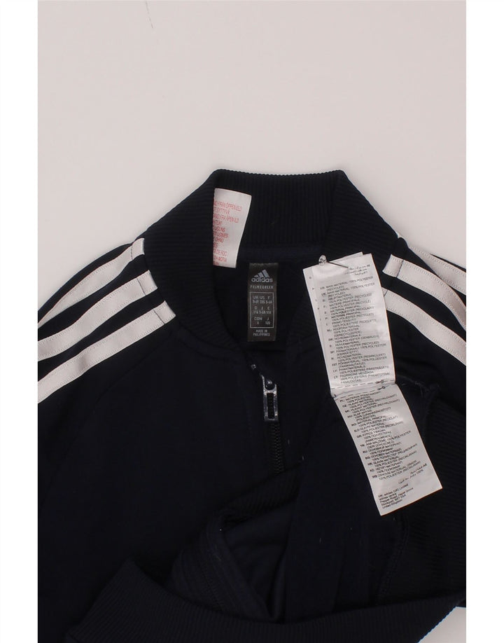 Adidas Drenge Træningsdragt Topjakke 5-6 År Marineblå Polyester