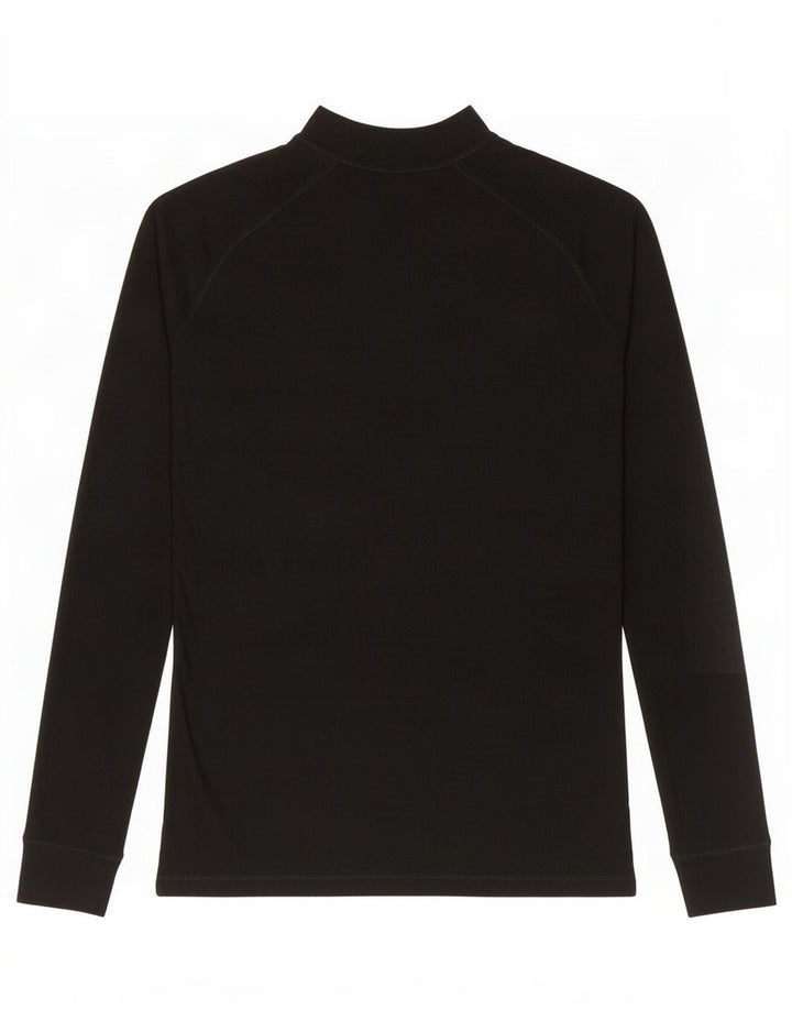 Mountain Warehouse Womens Zip Neck Pullover Træningsdragt Top UK 18 XL Sort