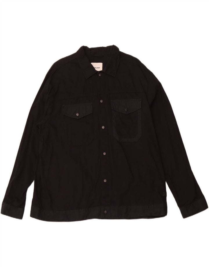 Jack & Jones herreskjorte 2XL sort bomuld