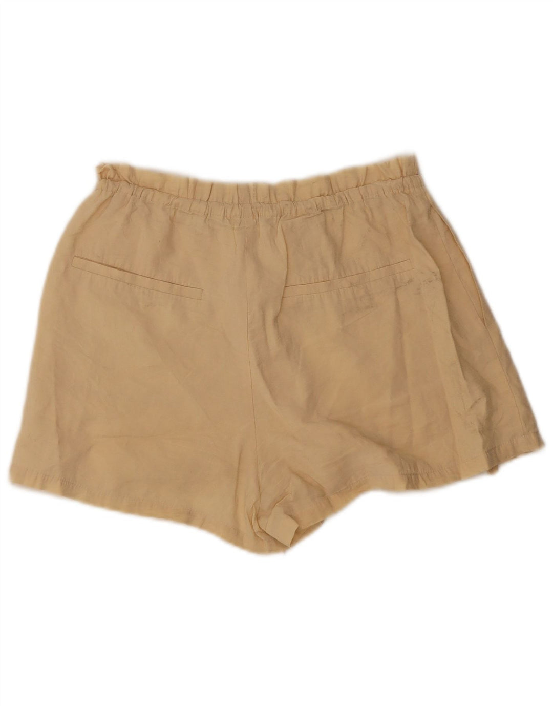 Zara Womens Hot Pants UK 4 XS W24 Beige Modal