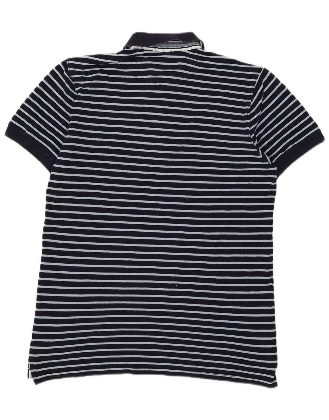 Massimo Dutti Herre poloshirt Stor marineblå stribet