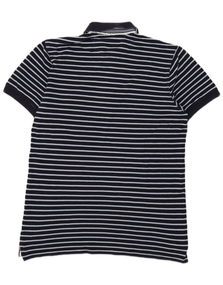 Massimo Dutti Herre poloshirt Stor marineblå stribet