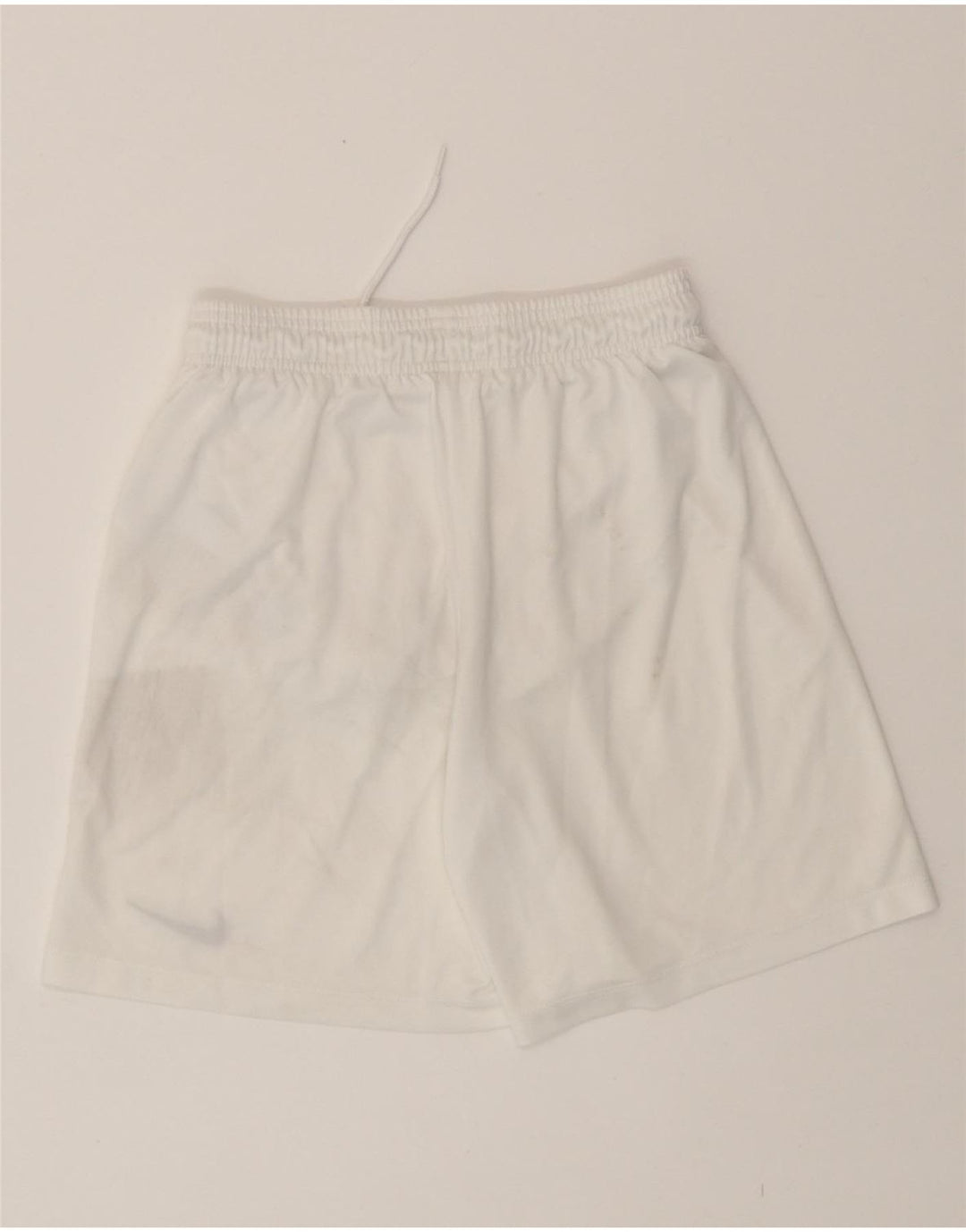 NIKE Boys Dri Fit Sport Shorts 12-13 Years Large White Polyester Vintage Nike and Second-Hand Nike from Messina Hembry 