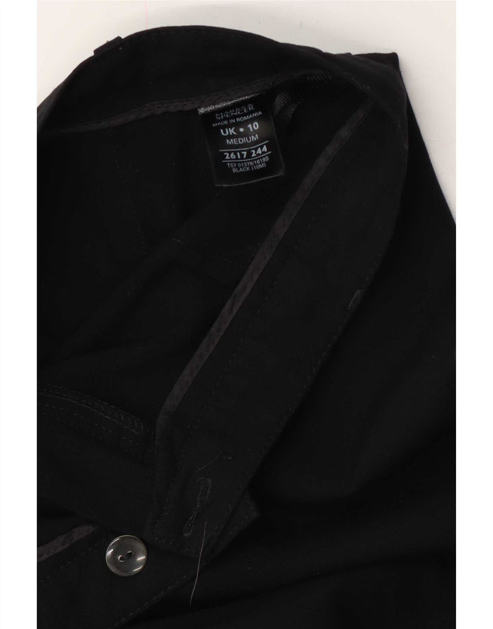 Marks & Spencer Dame Bootcut Suit Bukser UK 10 Small W27 L29 Black