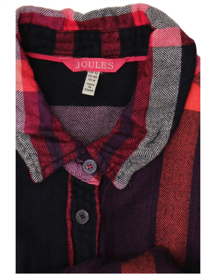 Joules Dame Flanell Shirt UK 12 Medium Black Check