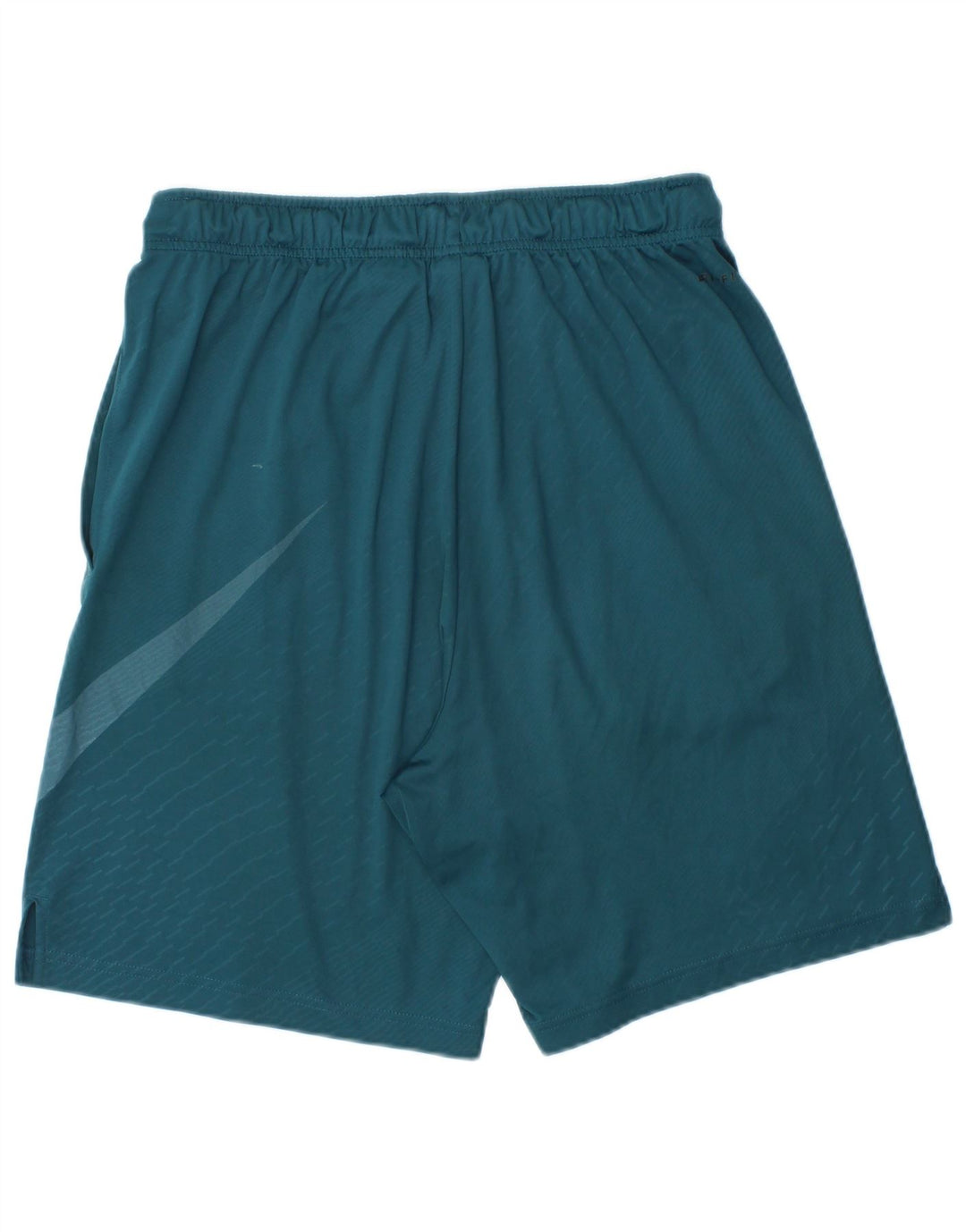 Nike Herre Dri Fit grafiske sportsshorts mellemblå stribet polyester