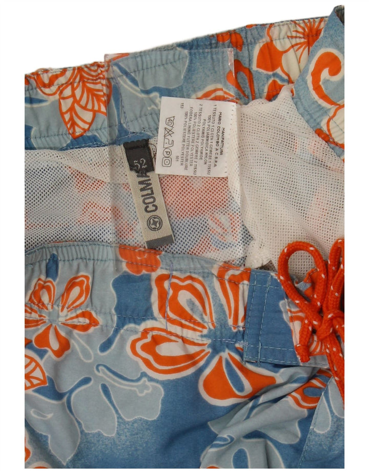 Colmar Badeshorts til mænd EU 52 Large Blue Floral Polyamid