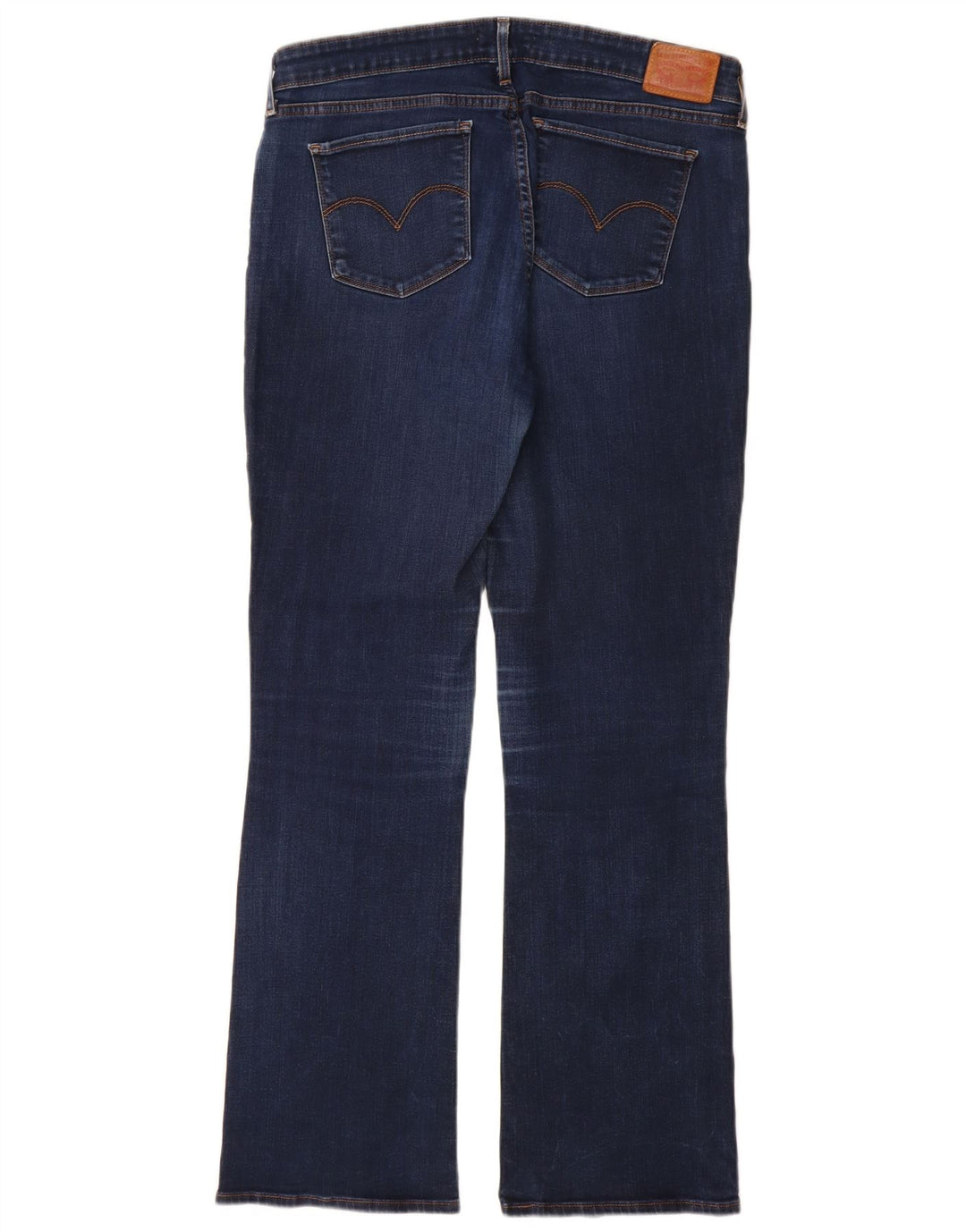 Levi's Dame 715 Bootcut Jeans W33 L32 Marineblå Bomuld