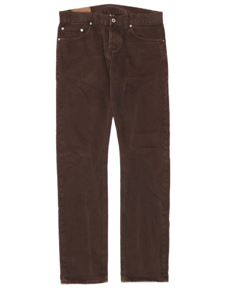 Dondup Herre Slim Jeans W31 L34 Brun Bomuld