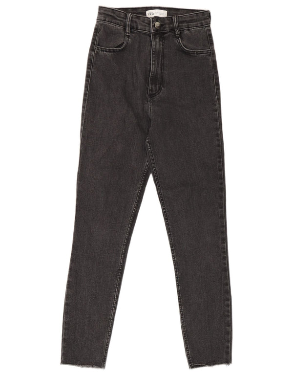 Zara Dame Skinny Jeans EU 34 2XS W24 L24 Grå