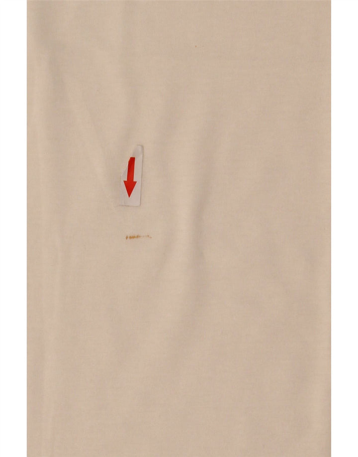 Lacoste Dame T-Shirt Top Str. 44 Stor Hvid Bomuld