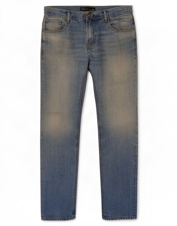 Zara Mens Slim Jeans W34 L33 Blue