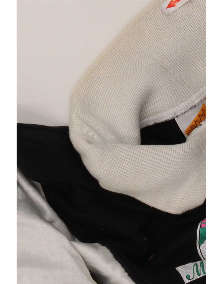 Maser M Graphic Sweatshirt Jumper US 8 Medium Sort Colourblock