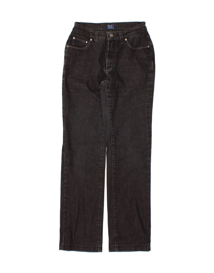 TRUSSARDI Womens Straight Jeans W27 L28 Black Cotton Vintage Trussardi and Second-Hand Trussardi from Messina Hembry 