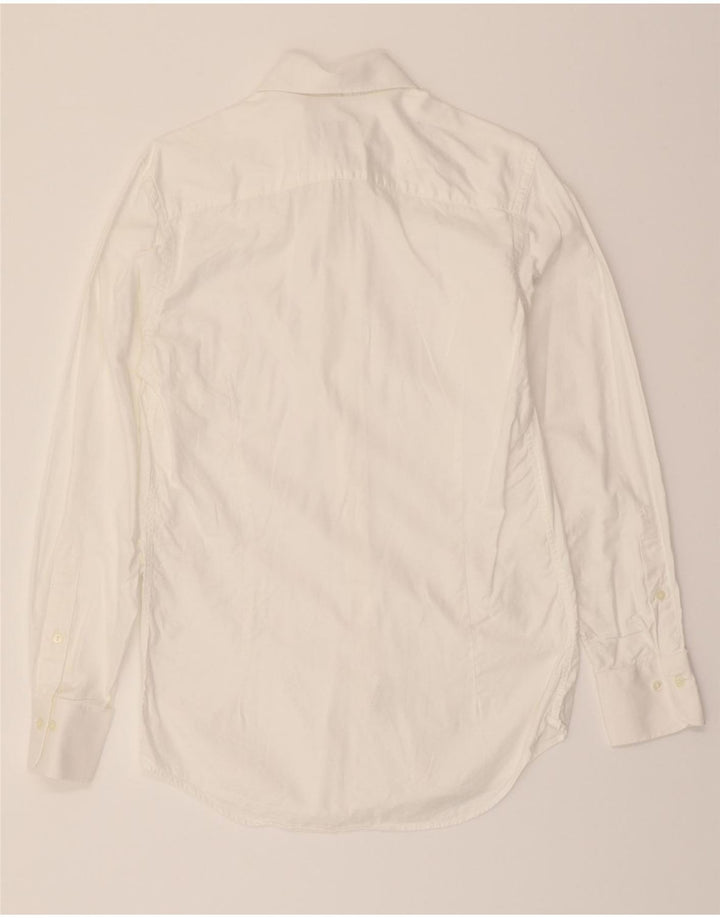 GF FERRE Mens Shirt Size 15 Medium White Cotton Vintage GF Ferre and Second-Hand GF Ferre from Messina Hembry 