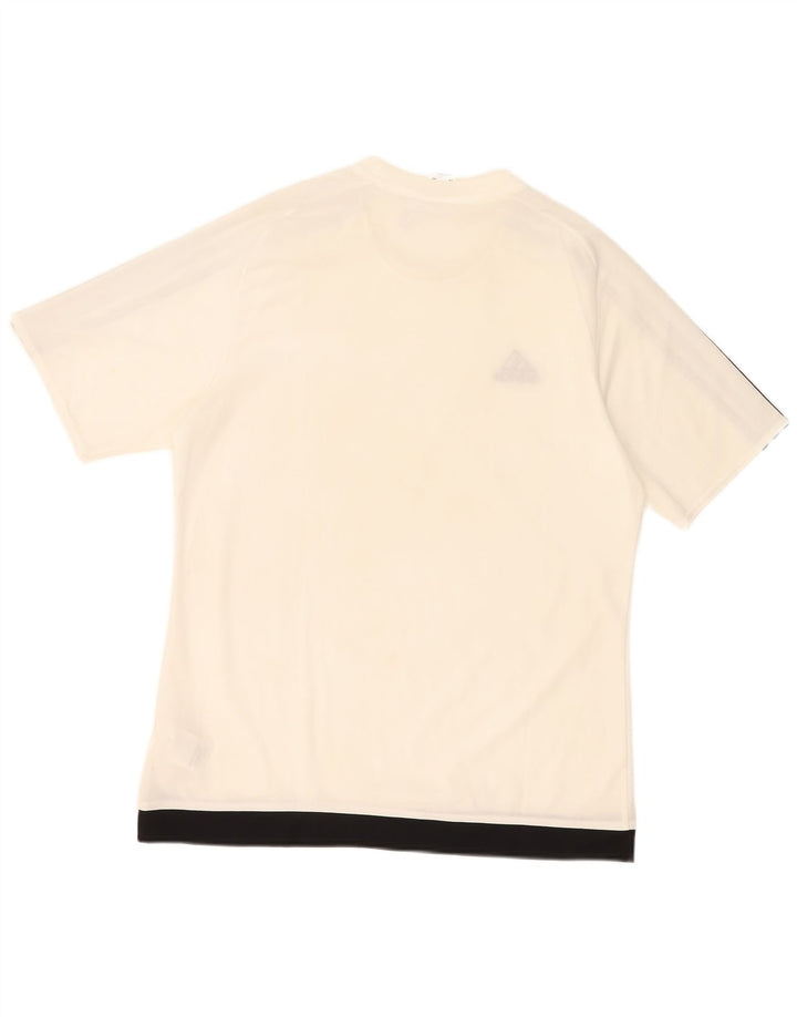 Adidas Herre Climalite T-Shirt Top Stor Hvid Polyester