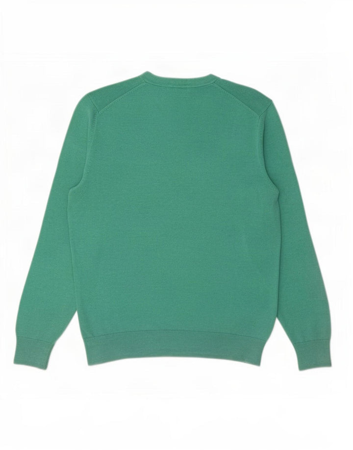Gap Herre V-hals sweater mellemgrøn bomuld
