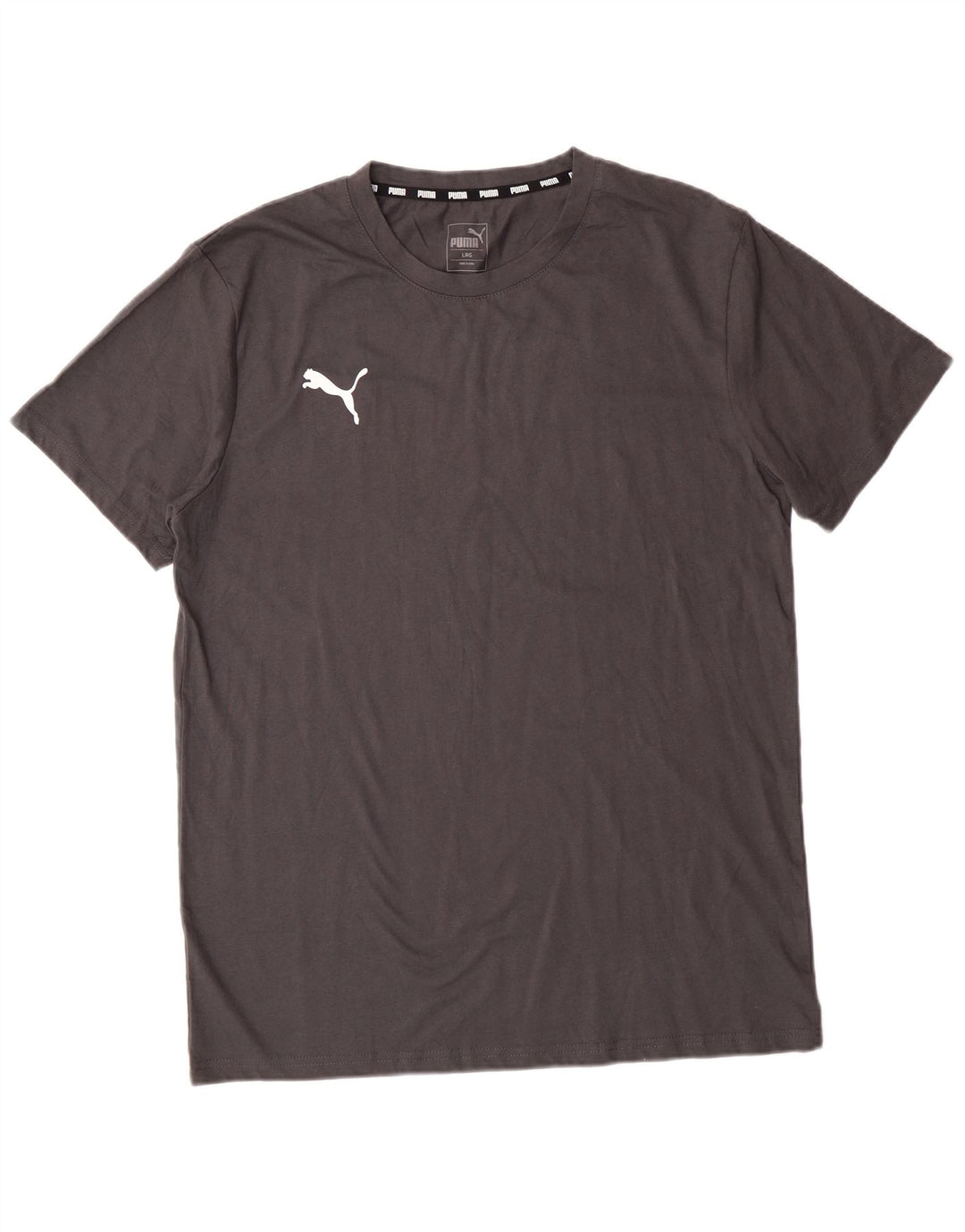 PUMA Herre T-Shirt Top Stor Grå Bomuld