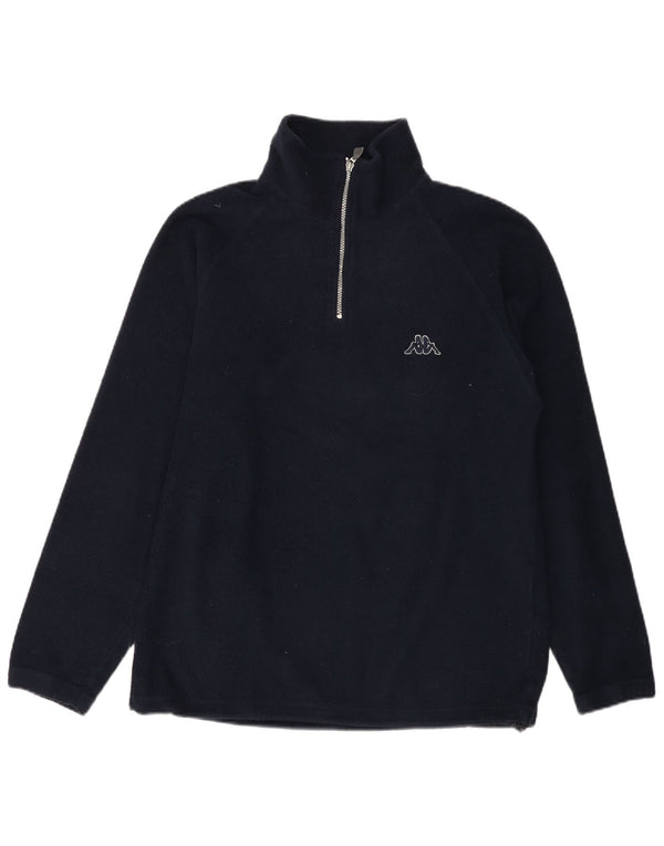 Kappa Fleece Jumper med lynlås til mænd Medium Marineblå