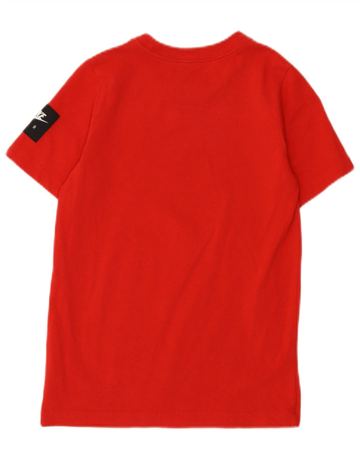 NIKE Grafisk T-shirt til drenge Top 10-11 år Medium rød bomuld