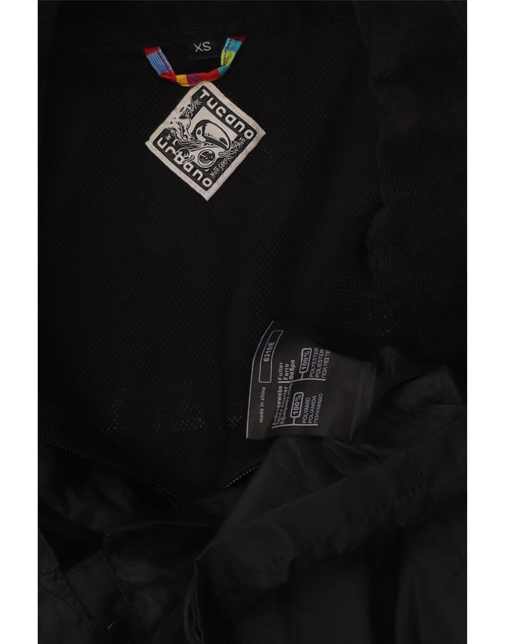 Tucano Urbano Herre Windbreaker Jacket UK 34 XS Sort Polyester