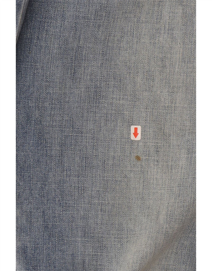 Wrangler Herre Texas Straight Jeans W36 L32 Blå Bomuld