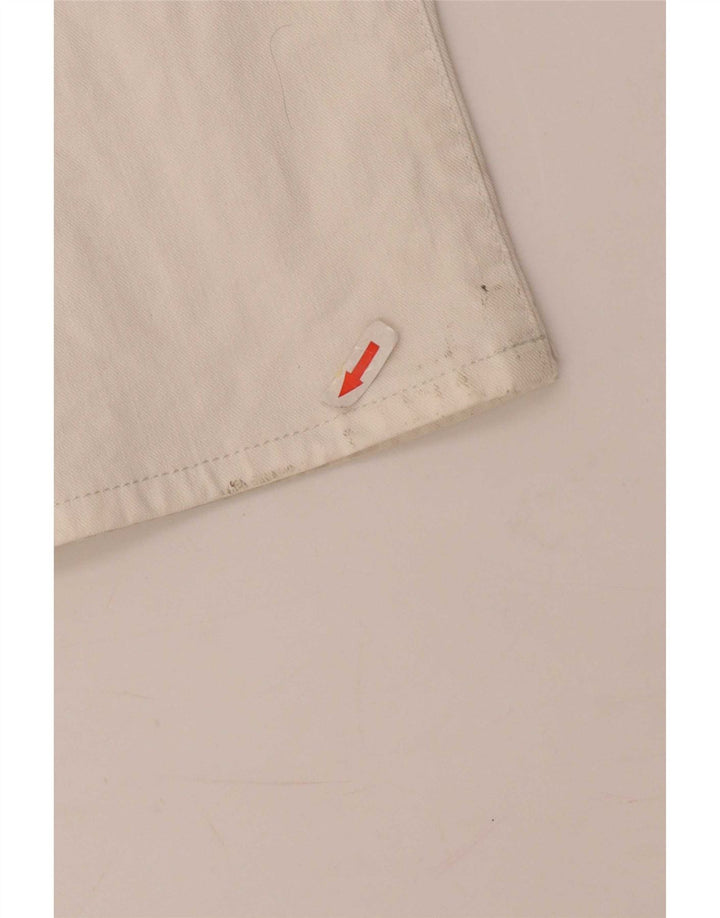 Trussardi Straight Jeans til mænd W33 L33 Hvid bomuld
