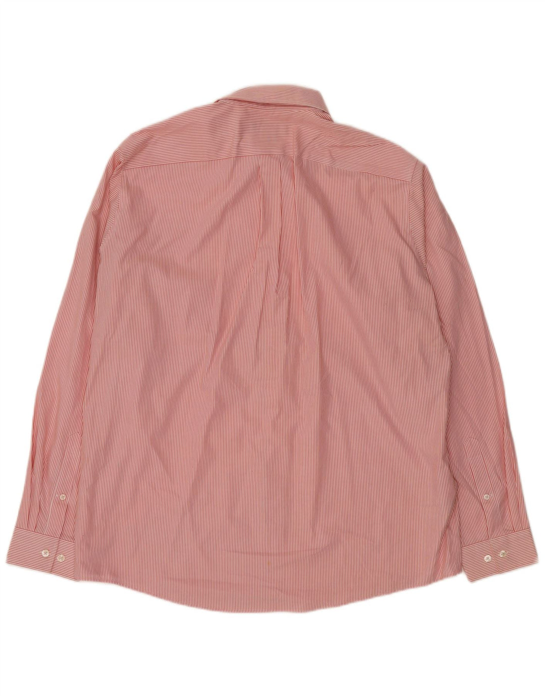 Eddie Bauer Herre Relaxed Fit skjorte XL Pink nålestribet bomuld