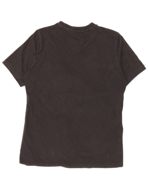 Adidas Boys T-Shirt Top 13-14 år Sort Bomuld