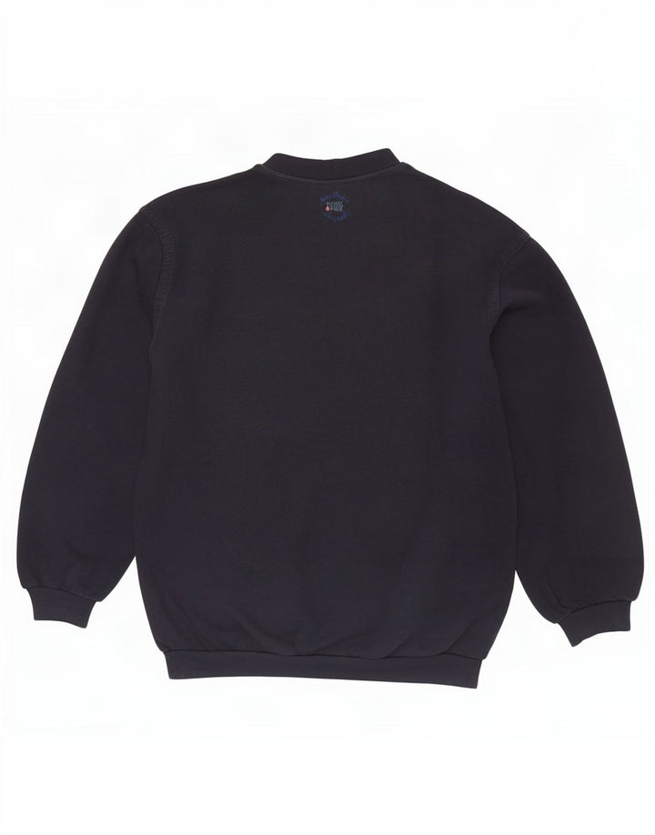 Tænk Pink Herre Grafisk Sweatshirt Jumper 2XL Navy Blue