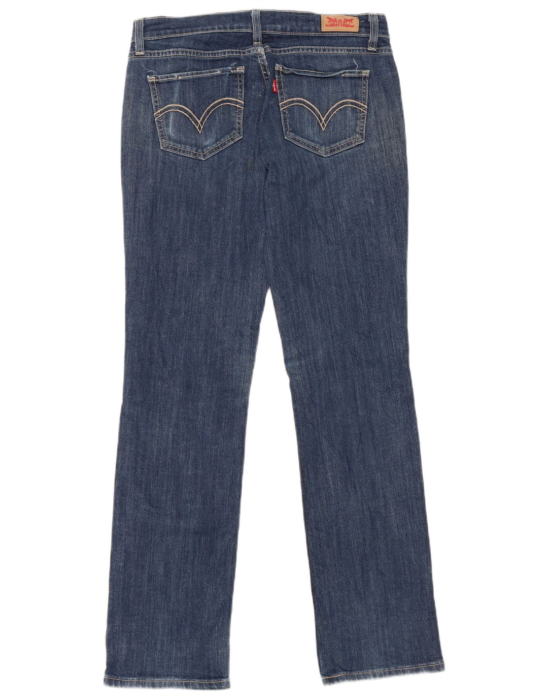Levi's Dame 524 Straight Jeans W29 L32 Blå Bomuld