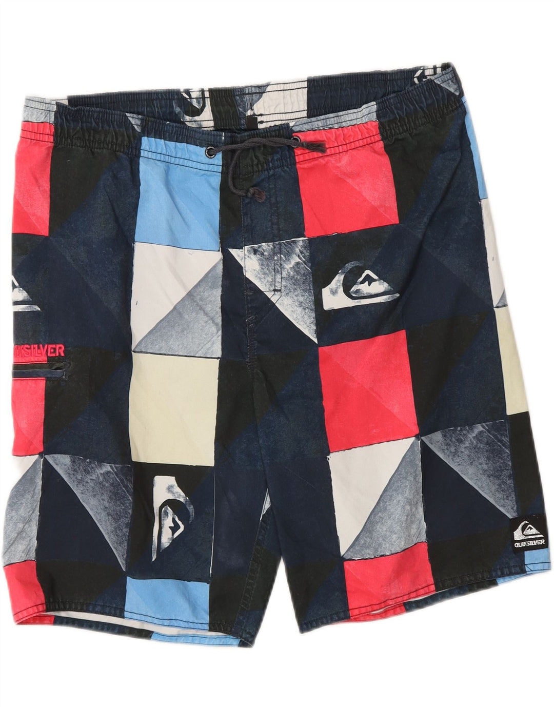 QUIKSILVER Grafiske badeshorts til mænd Medium Flerfarvet Geometrisk