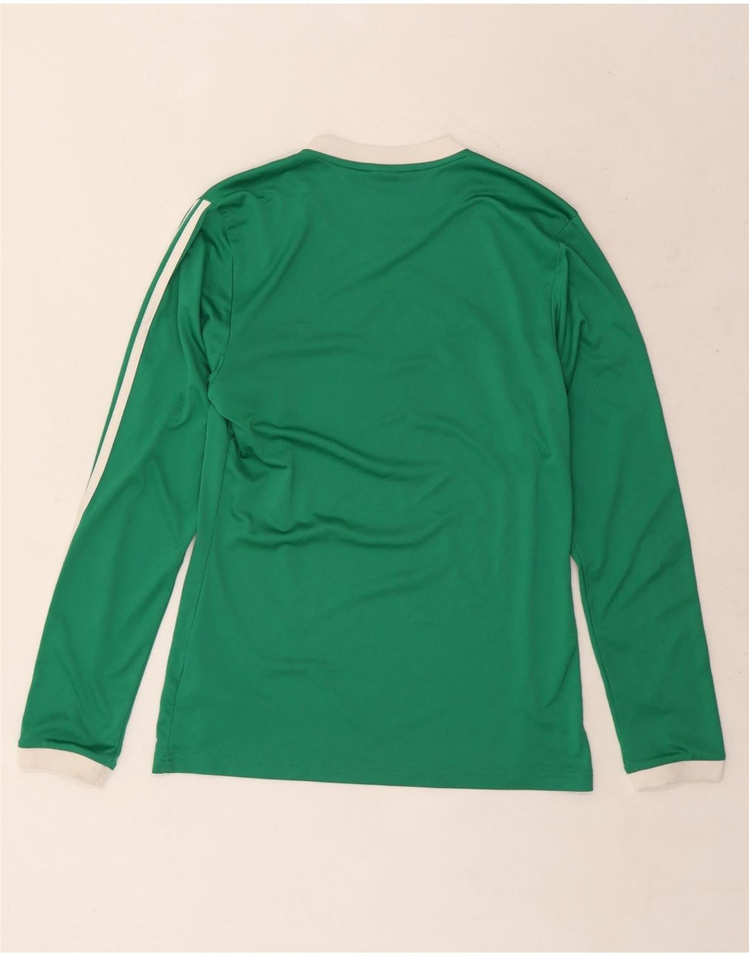 Adidas Herre Top Langærmet Lille Grøn Stribet Polyester