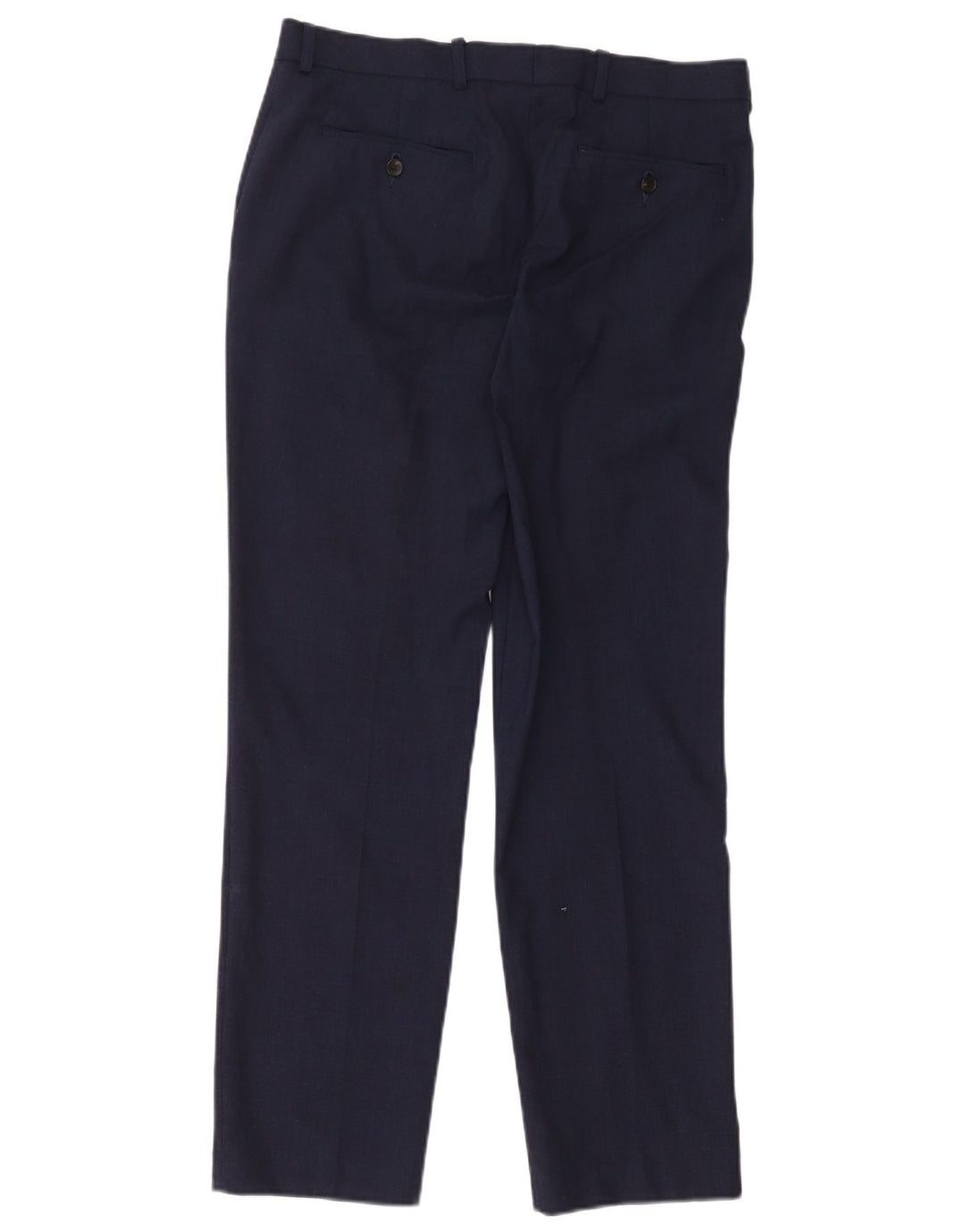 Marks & Spencer Herre Slim Suit Bukser W32 L31 Marineblå Uld