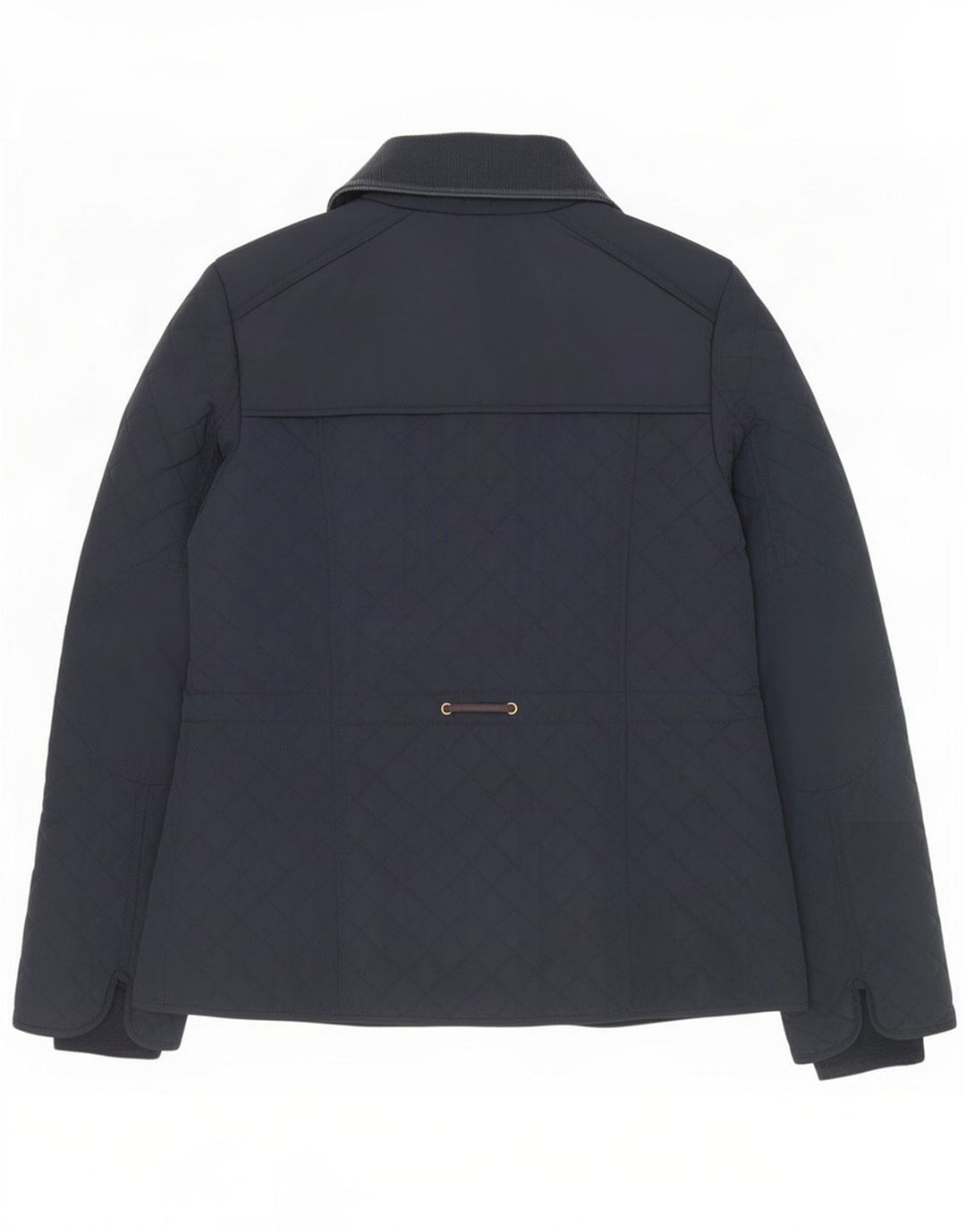 Laura Ashley Quiltet jakke til kvinder UK 14 Stor marineblå polyester