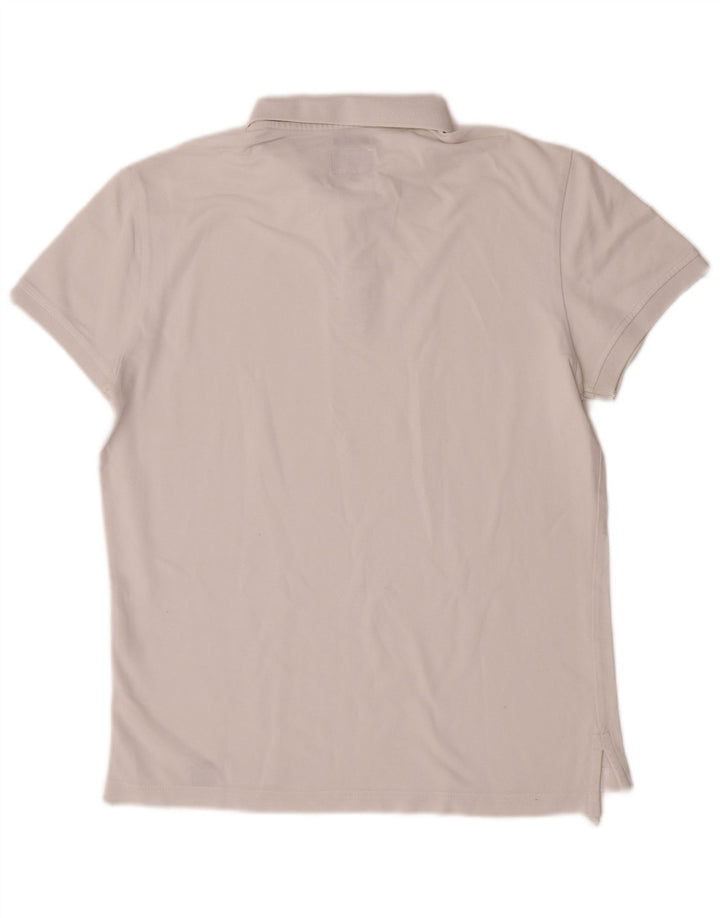 Armani Jeans Drenge Regular Fit Polo Shirt 15-16 År Stor Hvid